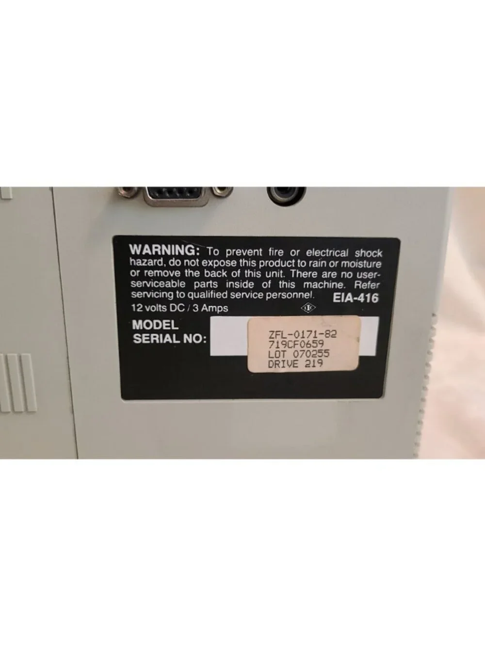 Vintage Zenith Data Systems Portable Laptop Computer ZFL-0171-82